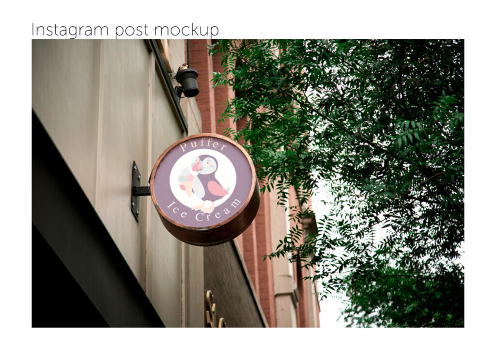 Instagram post uithangbord