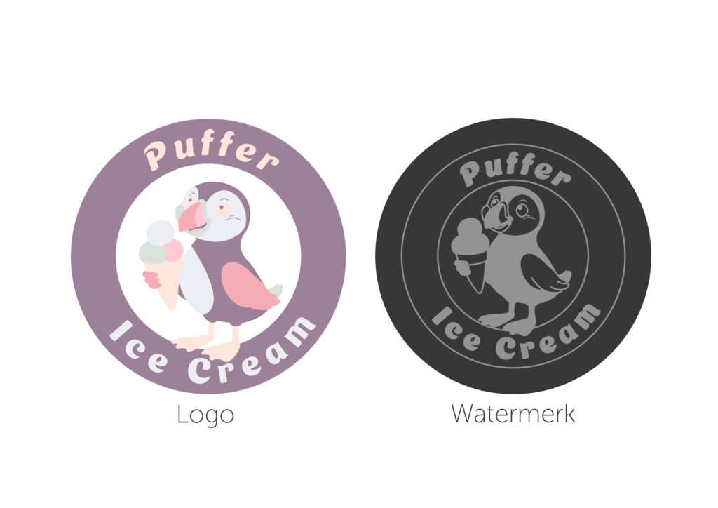 Logo Puffer Ice Cream