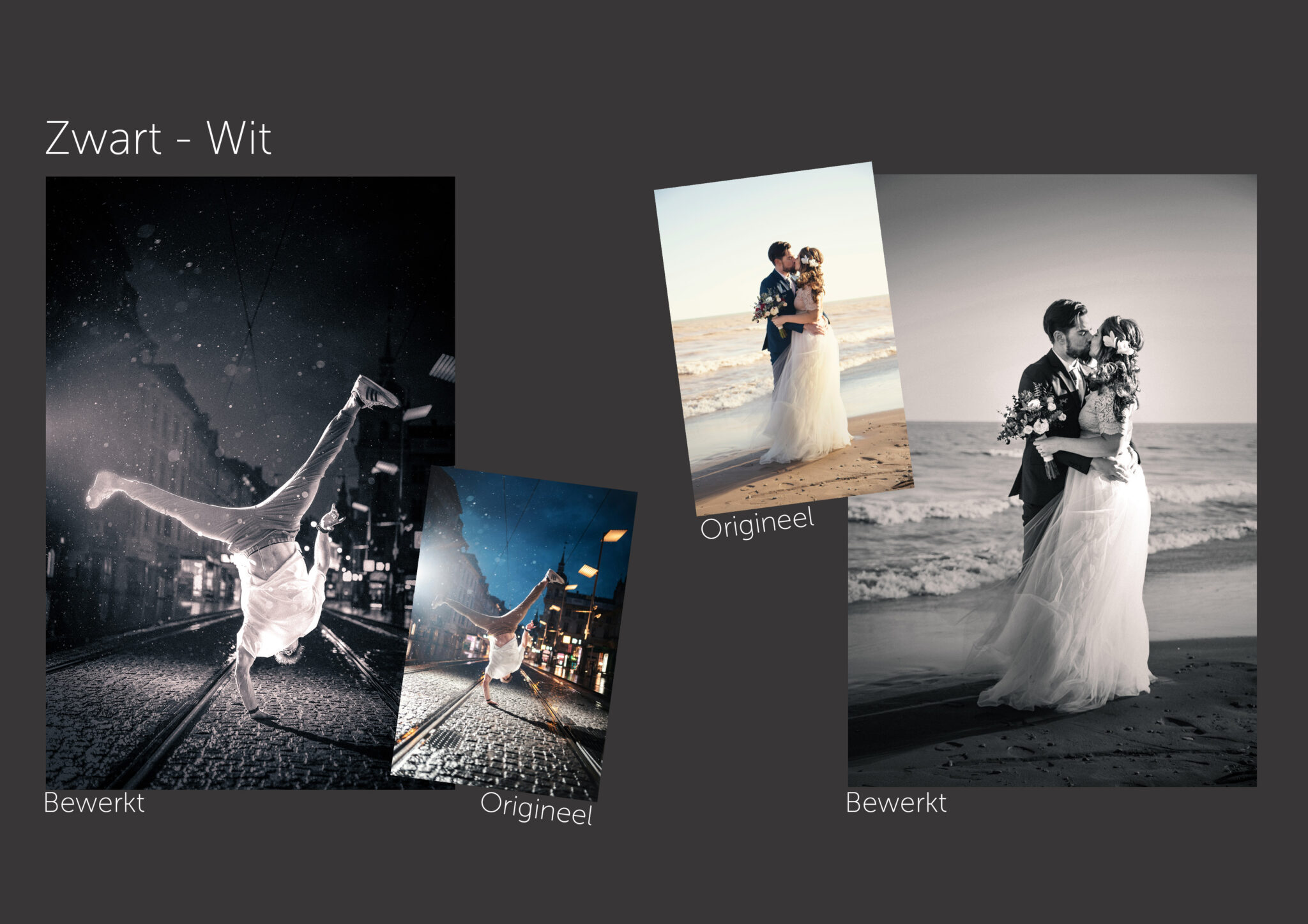 Zwart-wit met kleur effect V1